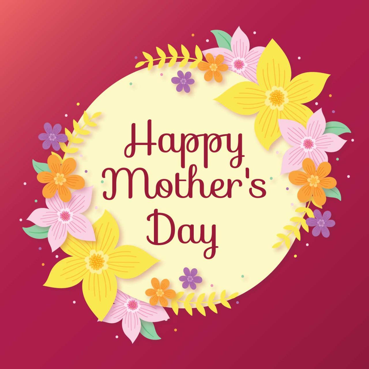 Mothers happy card vector clipart graphics vecteezy edit